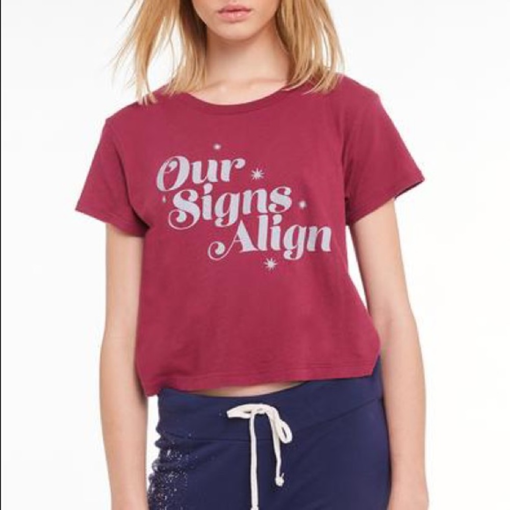 NWT wildfox our stars align baby tee